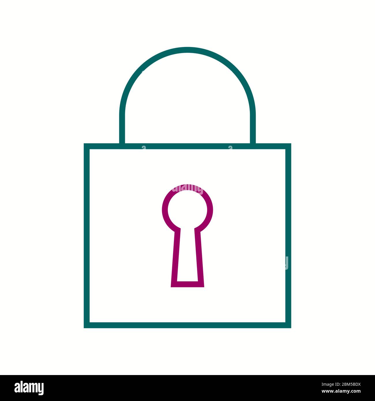 Beautiful Lock vector line icon Stock Vector Image & Art - Alamy