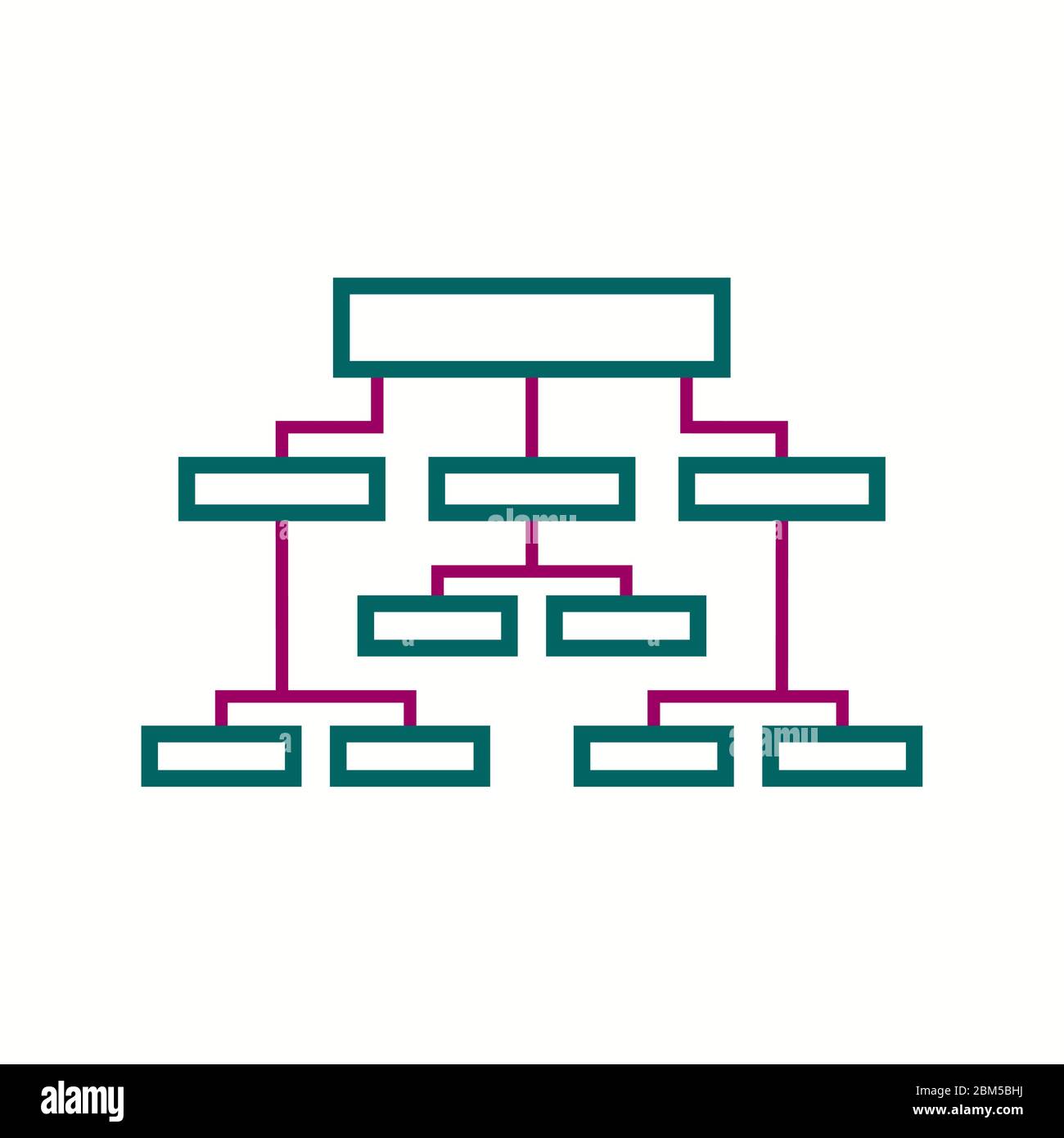 Beautiful Business structure vector line icon Stock Vector Image & Art ...