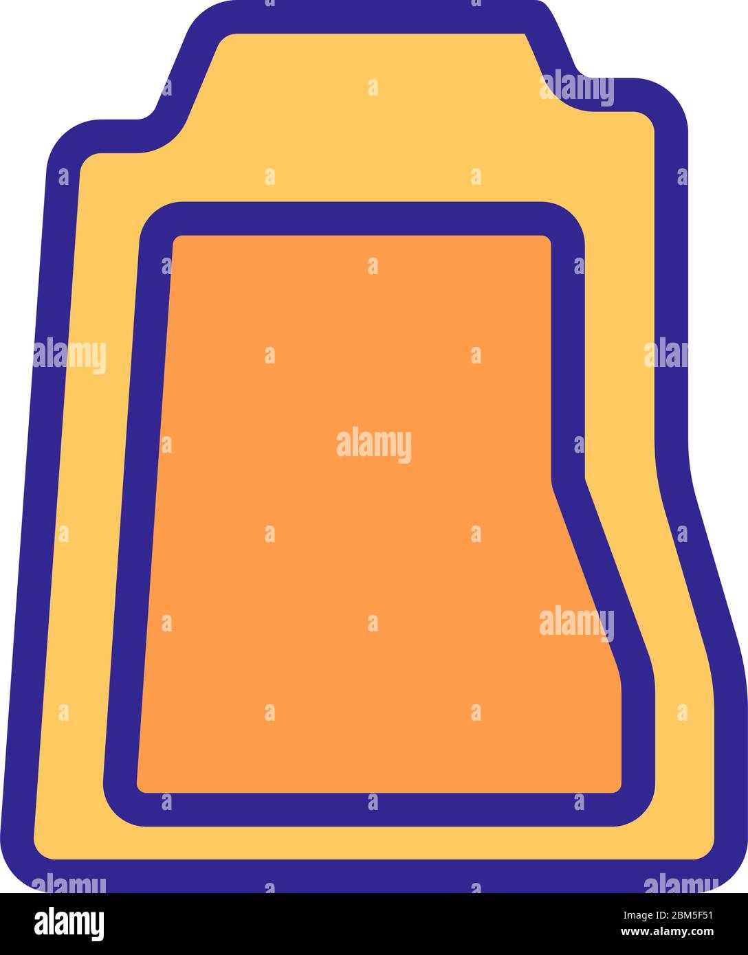 kind of rubber mats icon vector outline illustration Stock Vector Image