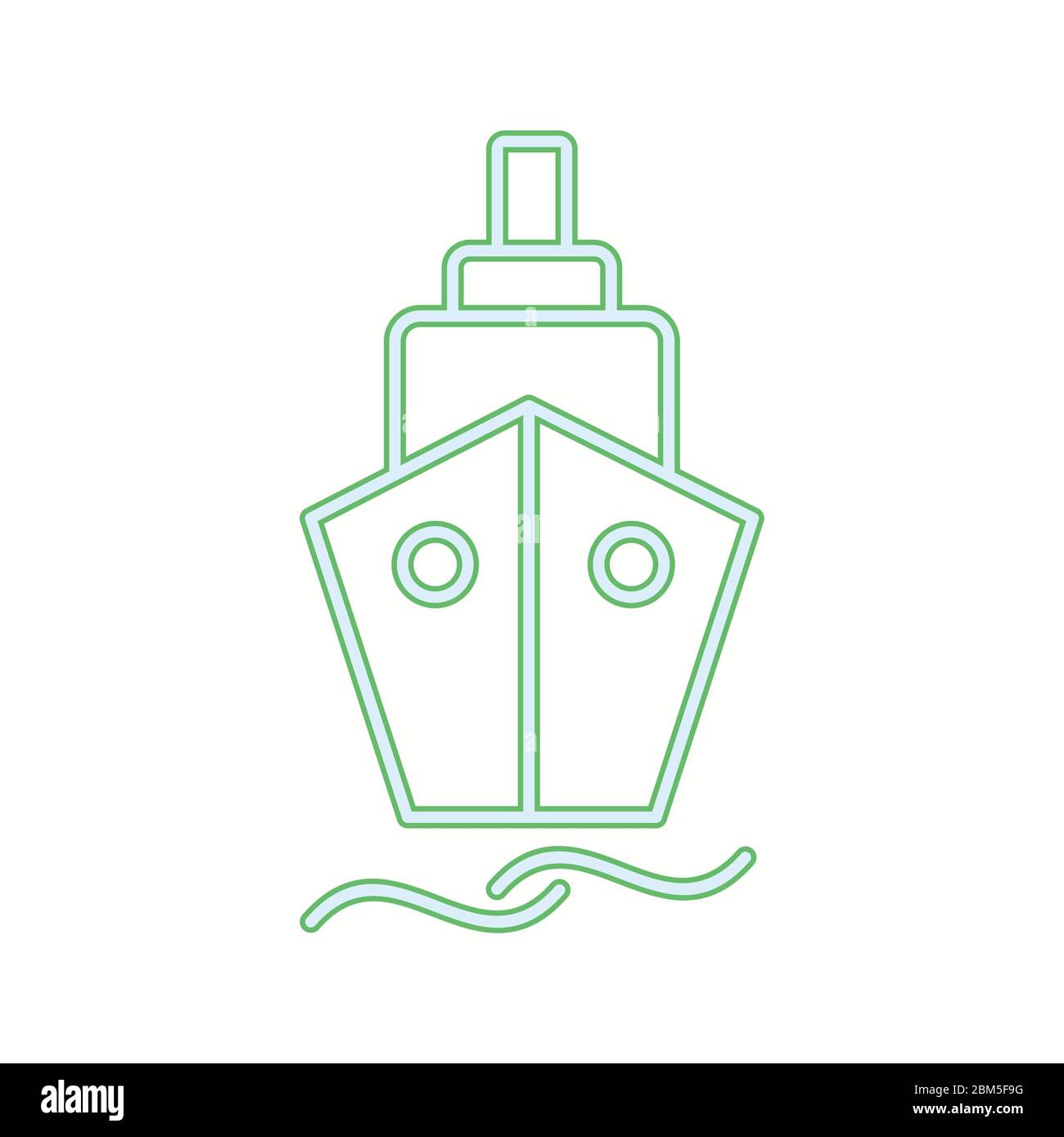 Beautiful Ship Vector line icon Stock Vector Image & Art - Alamy