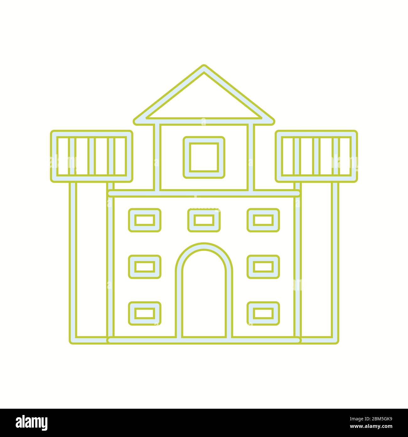 Beautiful castle Cut Out Stock Images & Pictures - Alamy