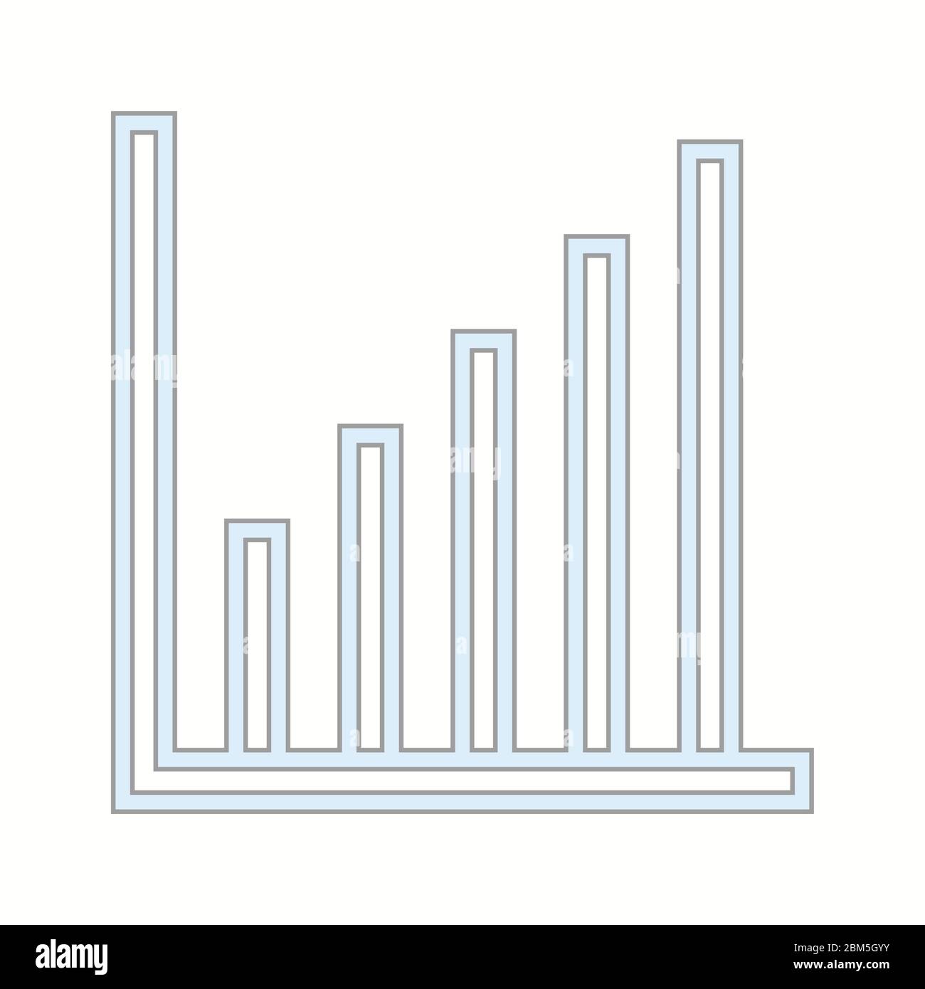 Business graph vector line icon Stock Vector Image & Art - Alamy