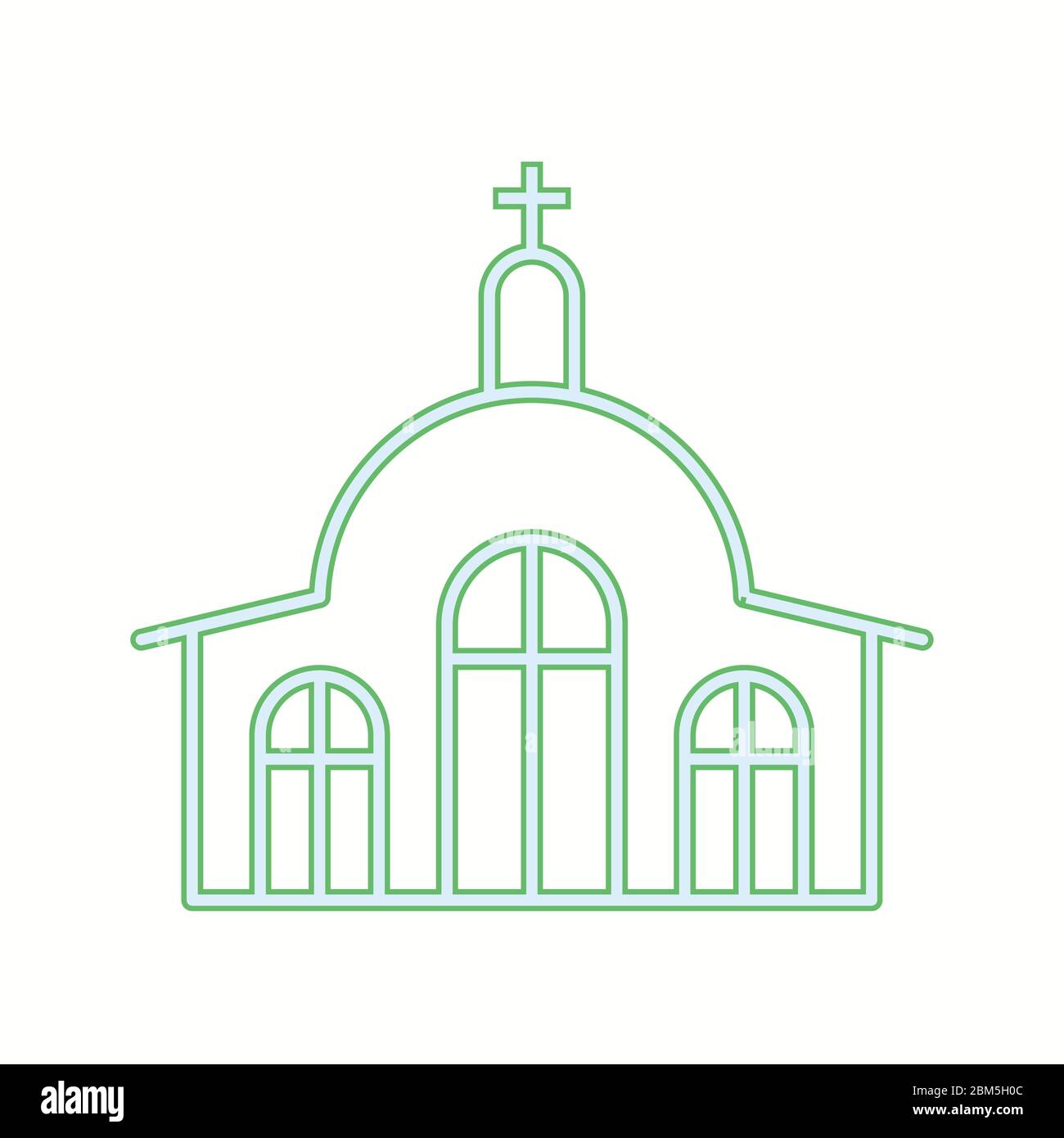 Beautiful Church Vector line icon Stock Vector Image & Art - Alamy