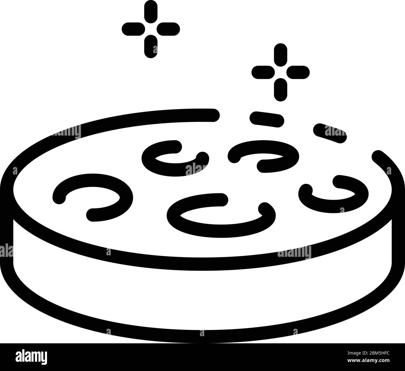 Petri dish icon, outline style Stock Vector Image &amp; Art - Alamy