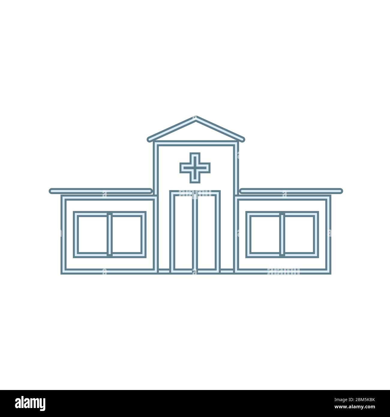 Beautiful Hospital vector line icon Stock Vector Image & Art - Alamy