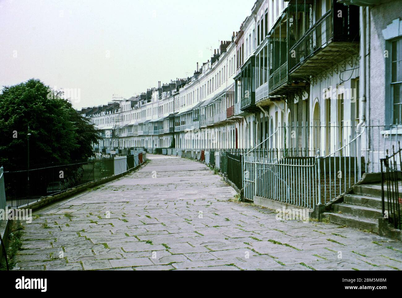 Bristol in the 60s and 70s View along Royal York Crescent in Clifton, Bristol, in June 1970