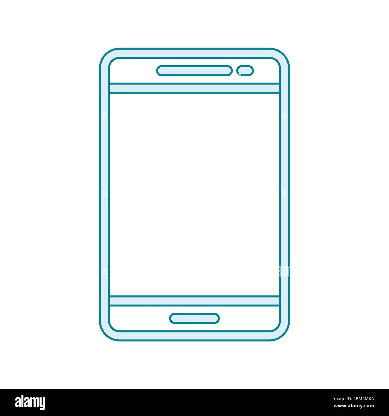 Beautiful Smartphone vector line icon Stock Vector Image & Art - Alamy