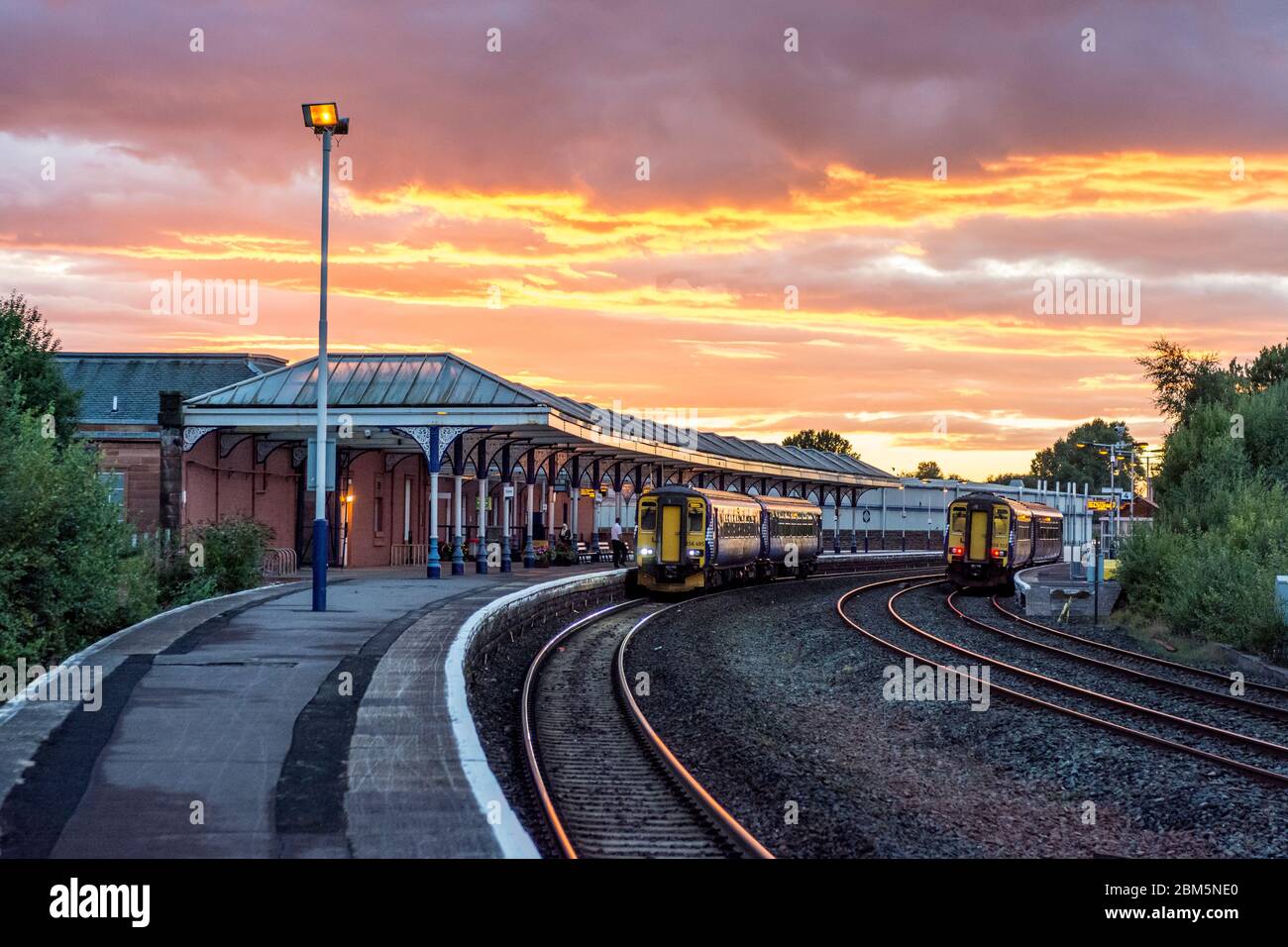 kilmarnock railway station Stock Photo Alamy
