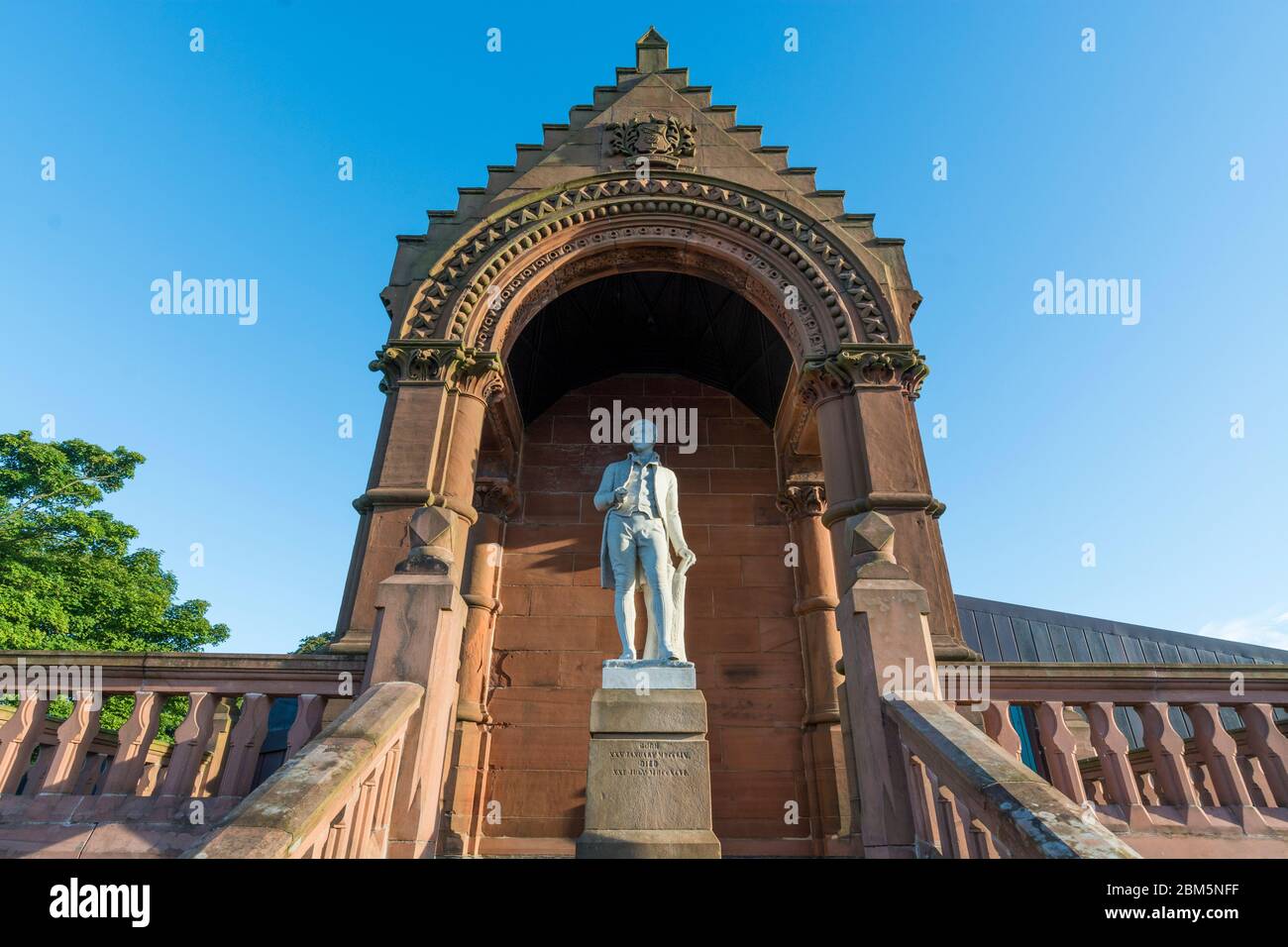 burns mausoleum, kaye park, kilmarnock Stock Photo