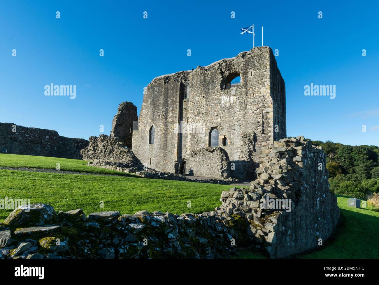 dundonald castle, kilmarnock Stock Photo
