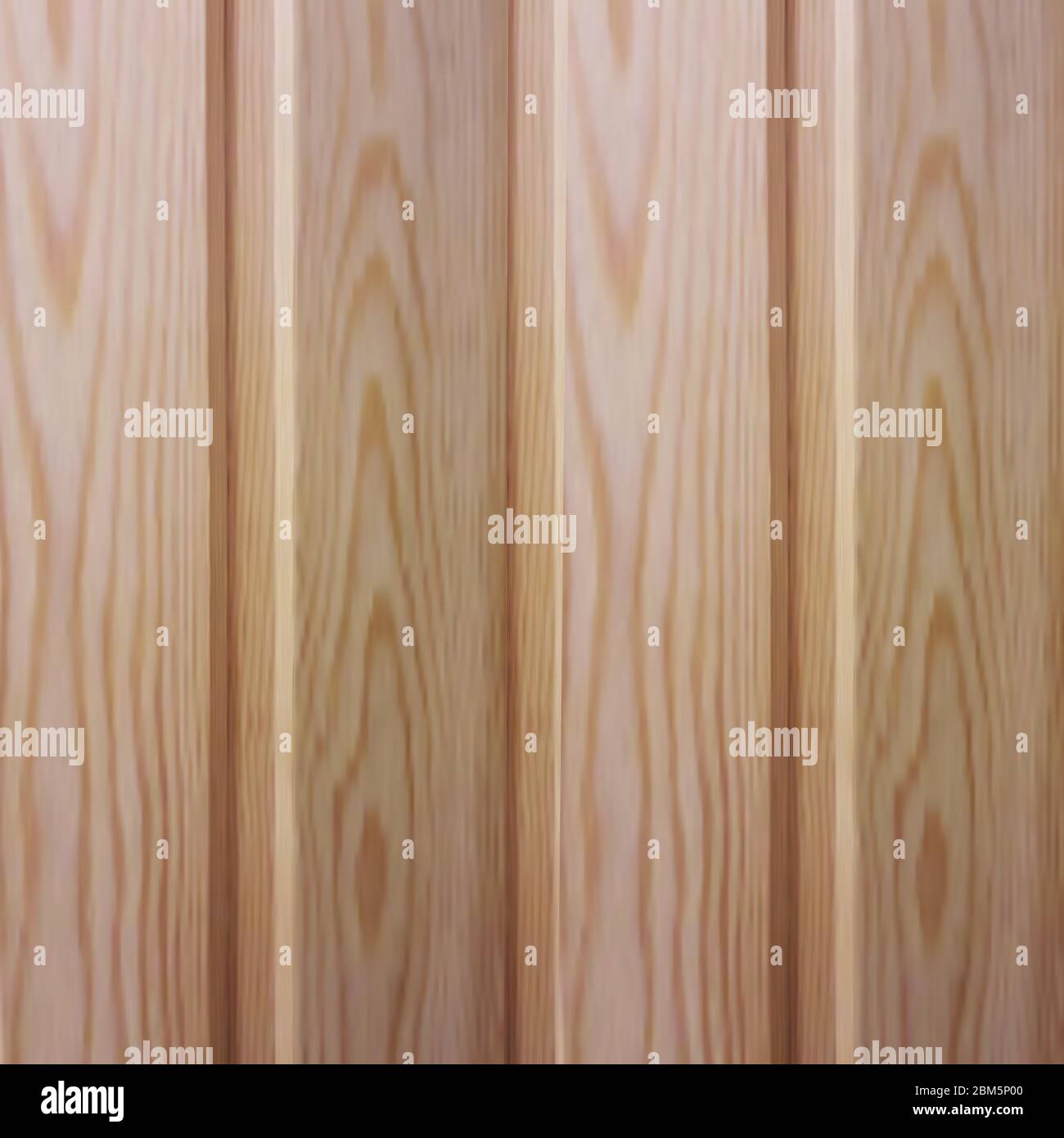 Vector realistic texture of a wooden lining with chamfers and indentations.Wooden pine vertical dice.Background with a wooden structure in the style Stock Vector