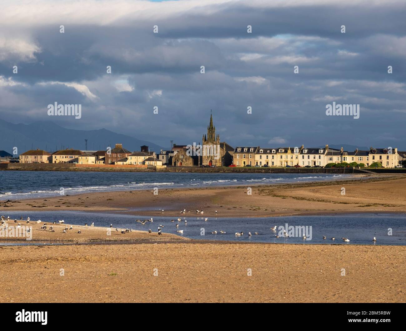 ardrossan from shore, ayrshire Stock Photo Alamy