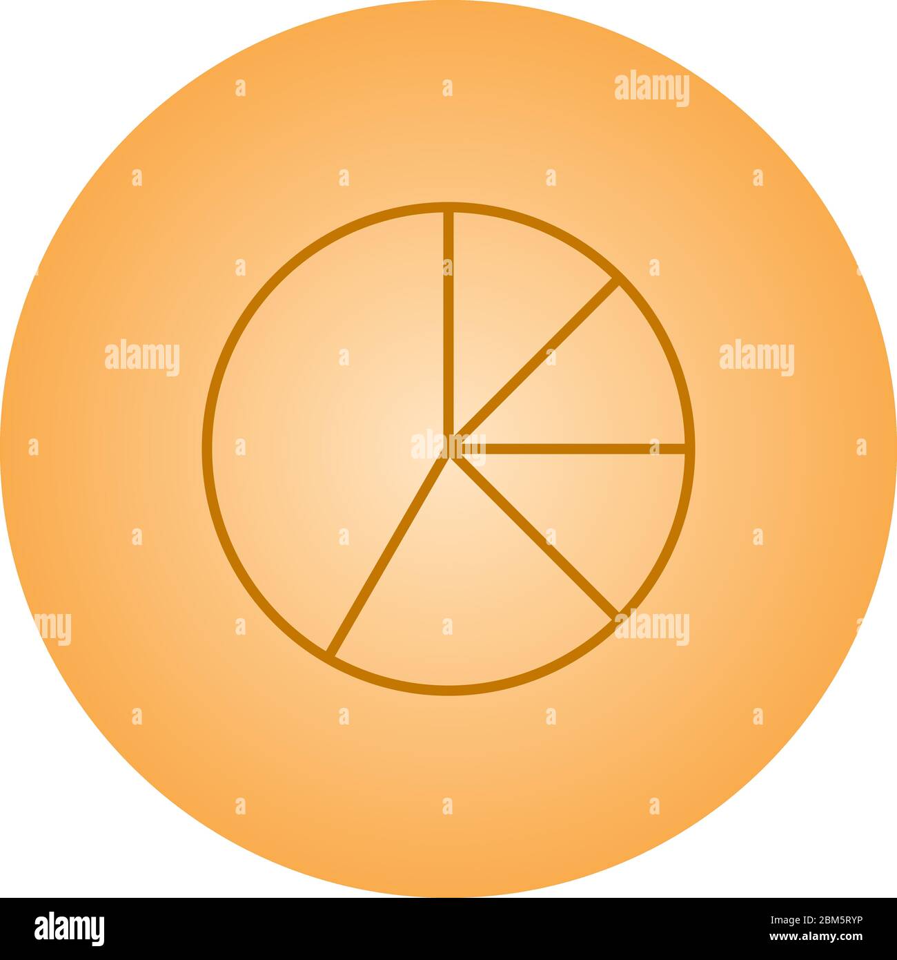 Pie chart icon vector vectors hi-res stock photography and images - Alamy