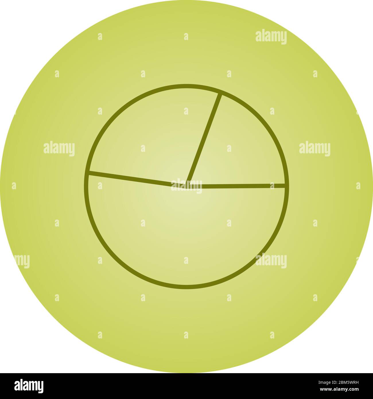 Beautiful Pie chart vector line icon Stock Vector Image & Art Alamy