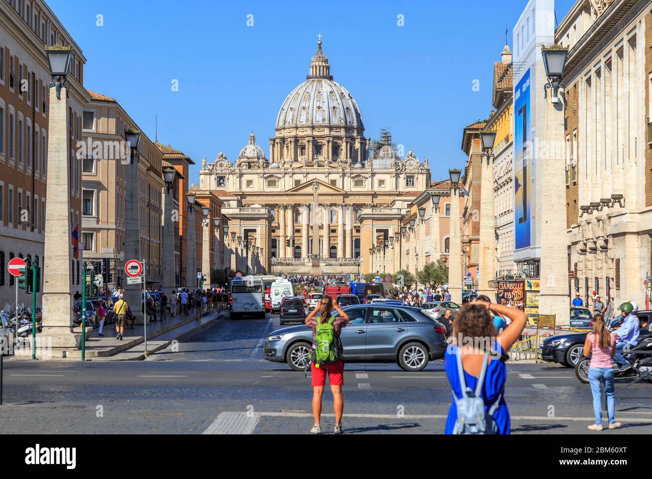 Petersdom, Vatikan, Rom, Italien Stock Photo