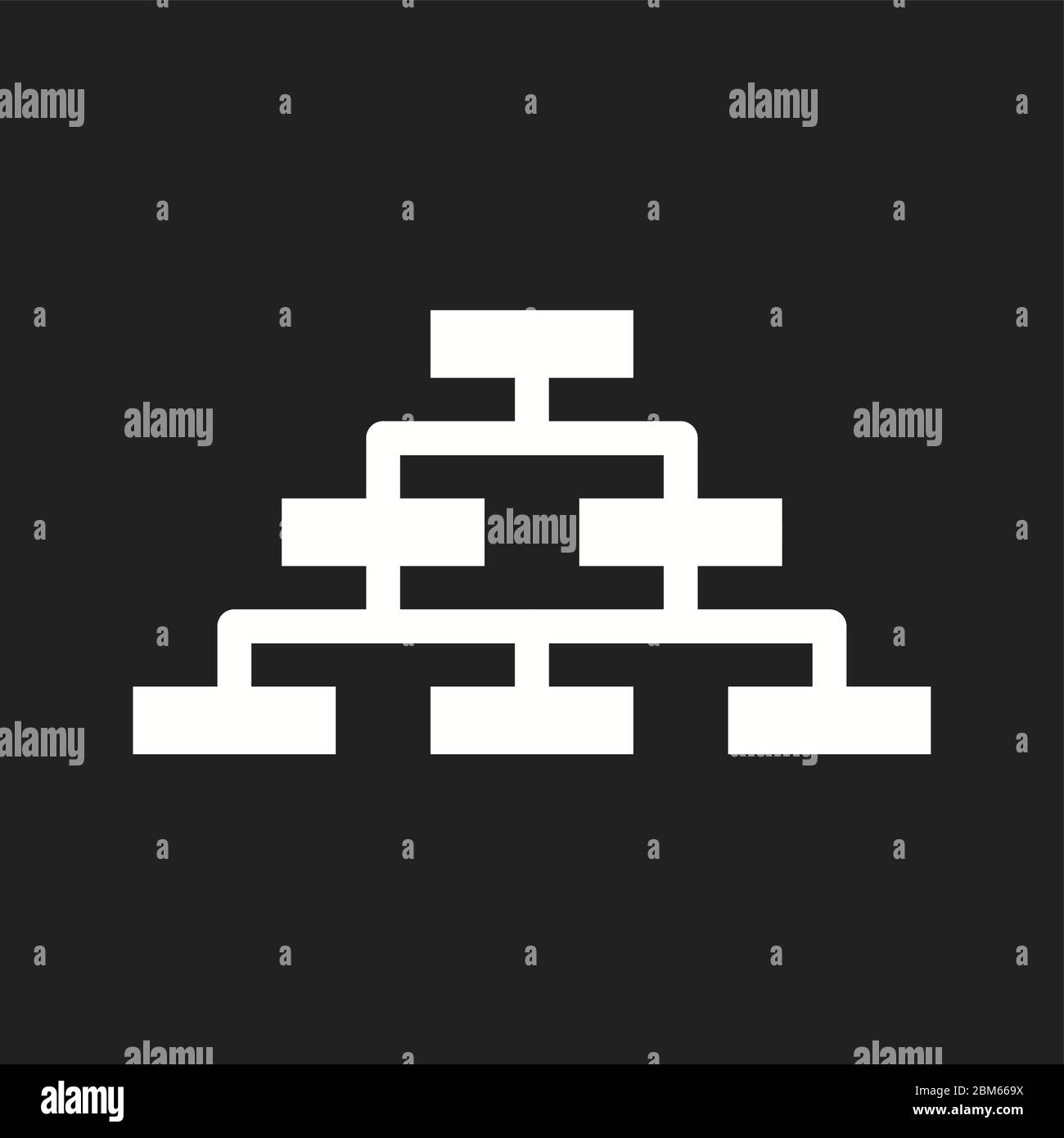 Beautiful Business structure Vector Glyph icon Stock Vector Image & Art ...