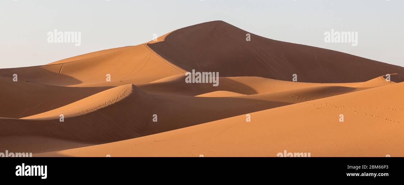 Sanddünen, Erg Chigaga, Sahara, Marokko Stock Photo