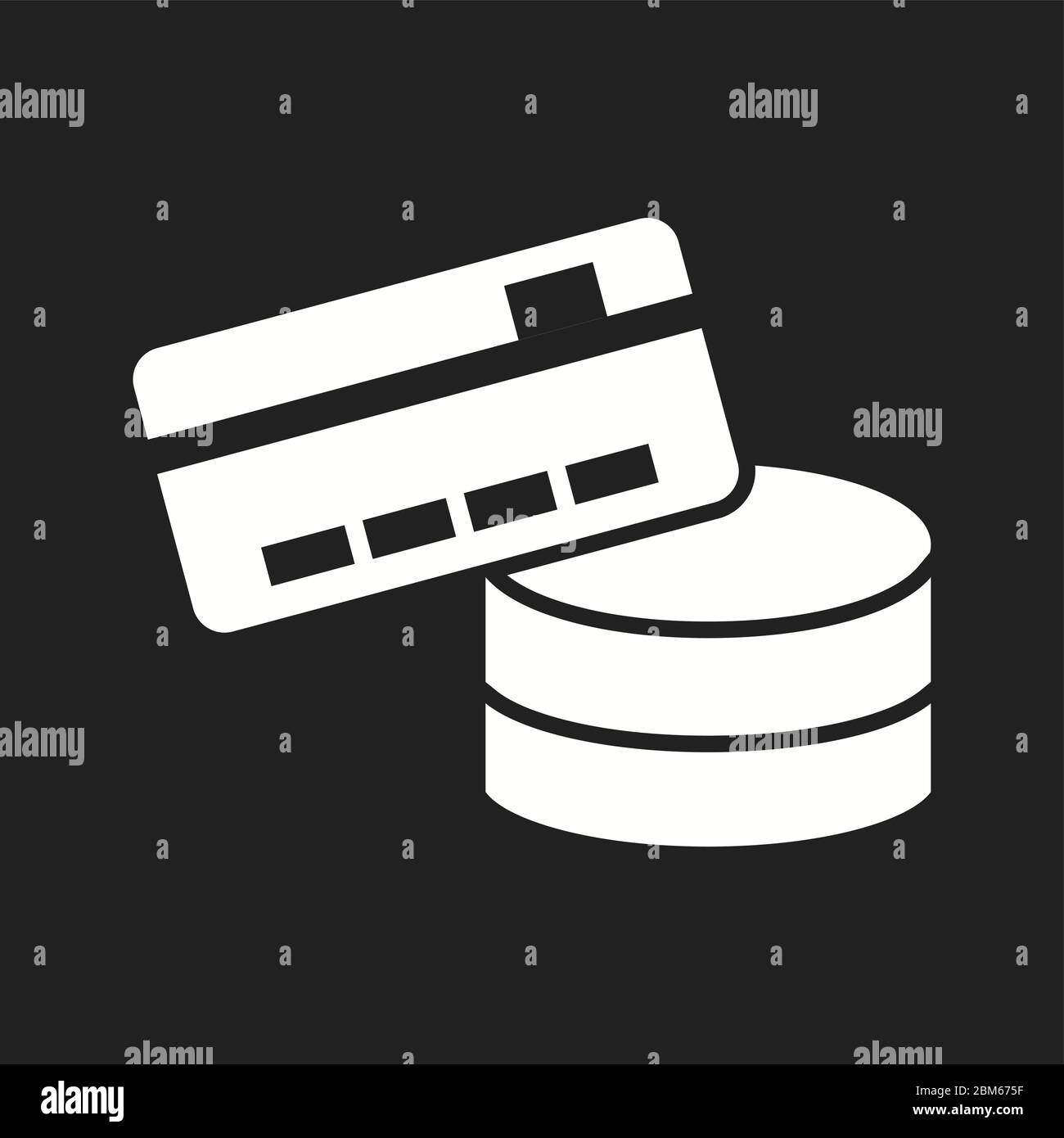 Beautiful Payment method Vector Glyph icon Stock Vector