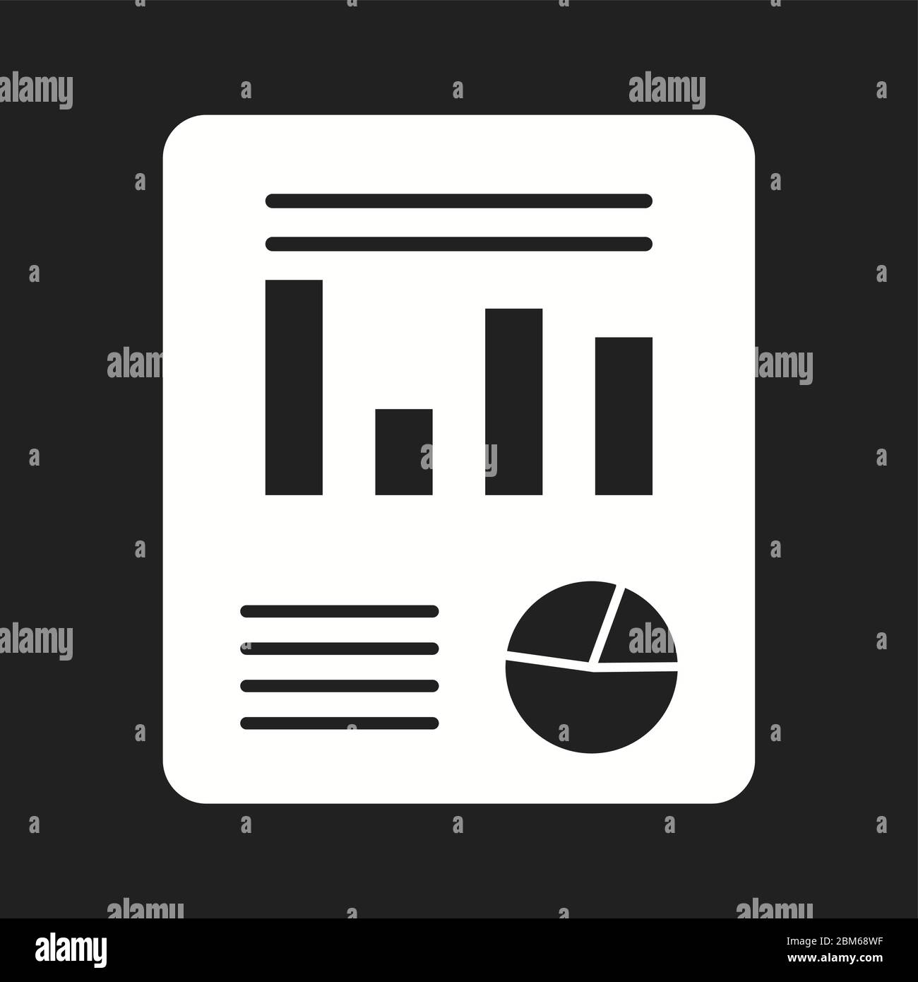 Beautiful Business chart Vector Glyph icon Stock Vector Image & Art - Alamy