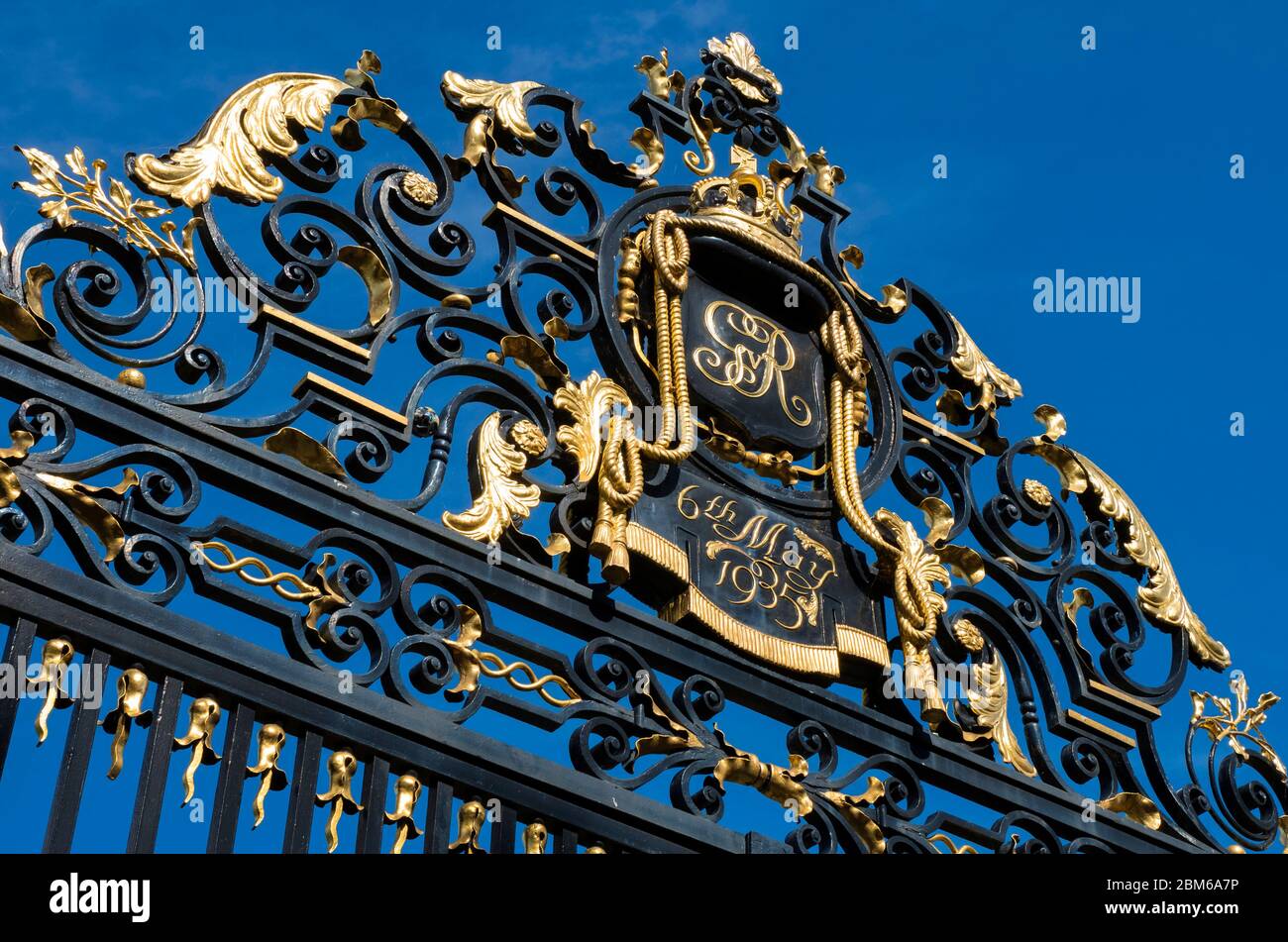The Jubilee Gates at Regent’s Park in London. Stock Photo
