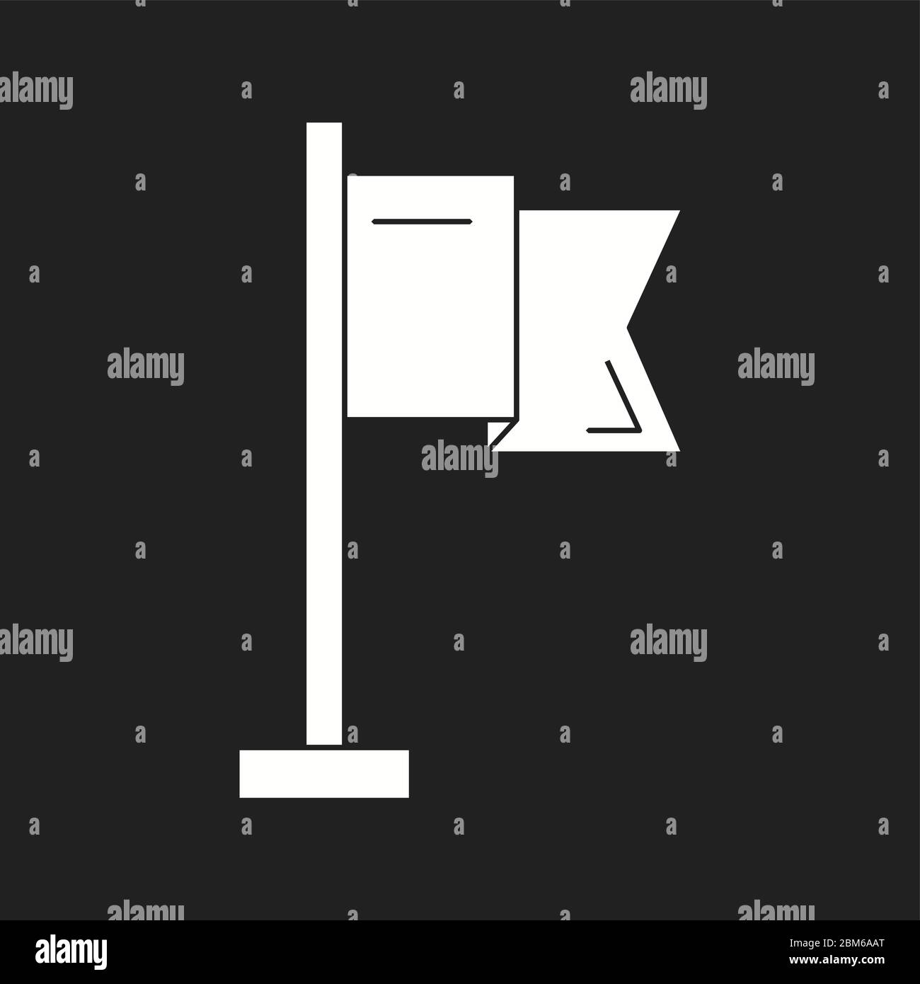 Beautiful Flag Vector Glyph icon Stock Vector Image & Art - Alamy