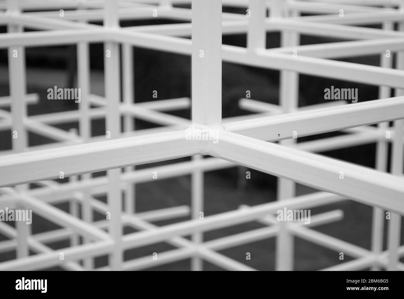 Summer Pavilion Serpentine Galleries Serpentine Pavilion 2013, Kensington Gardens, London, W2 3XA by Sou Fujimoto Stock Photo