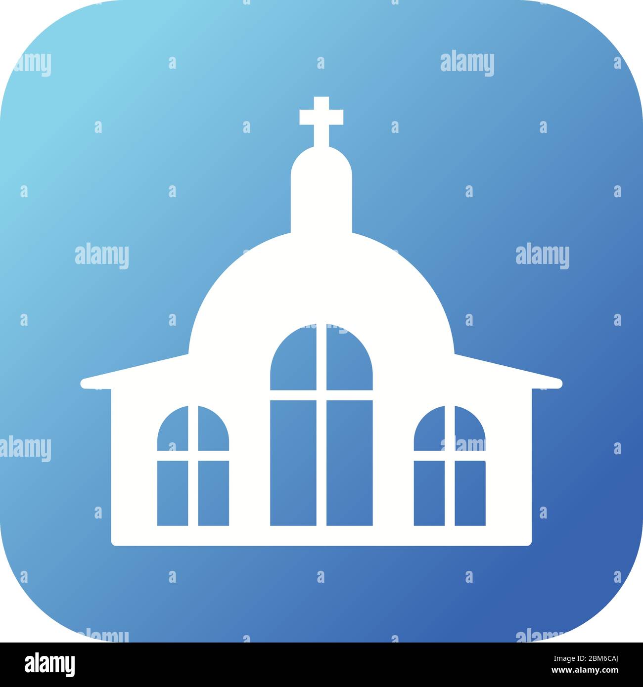 Beautiful Church Vector Glyph Icon Stock Vector Image & Art - Alamy