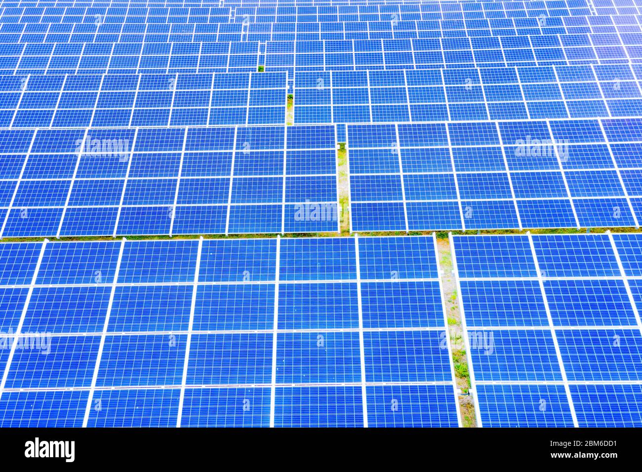 power solar panel on blue sky background,alternative clean green energy ...
