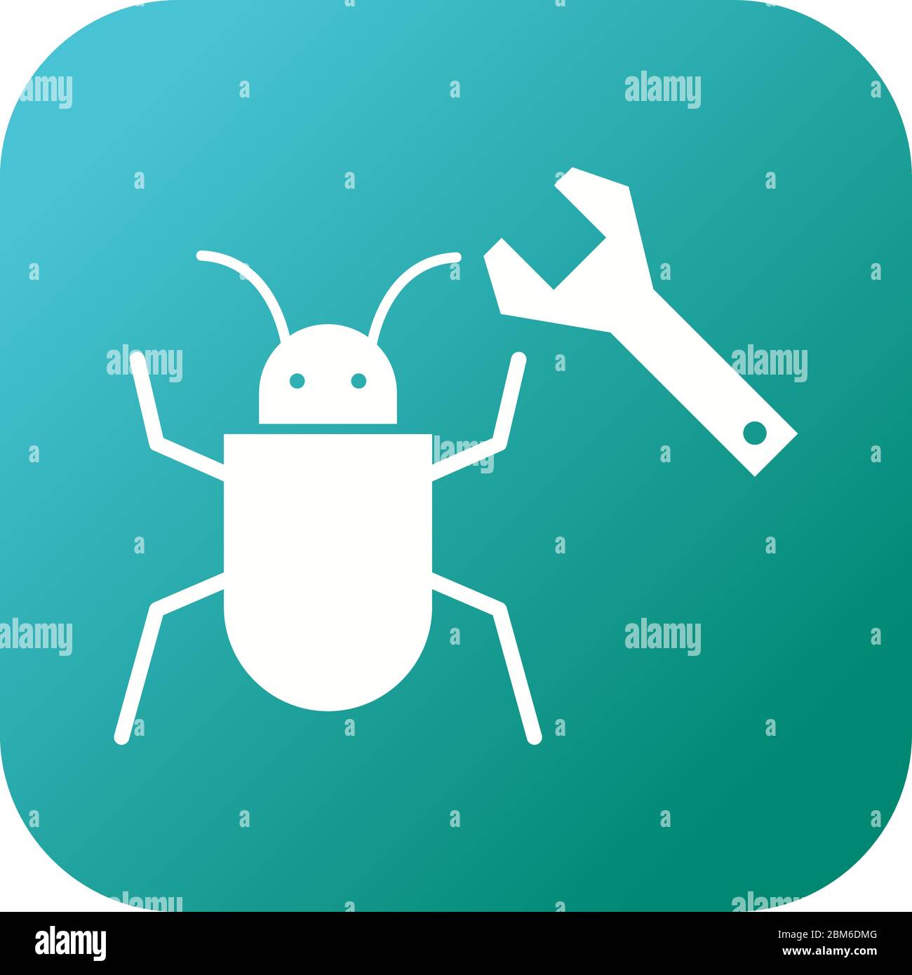 Beautiful Debug Vector Glyph icon Stock Vector Image & Art - Alamy