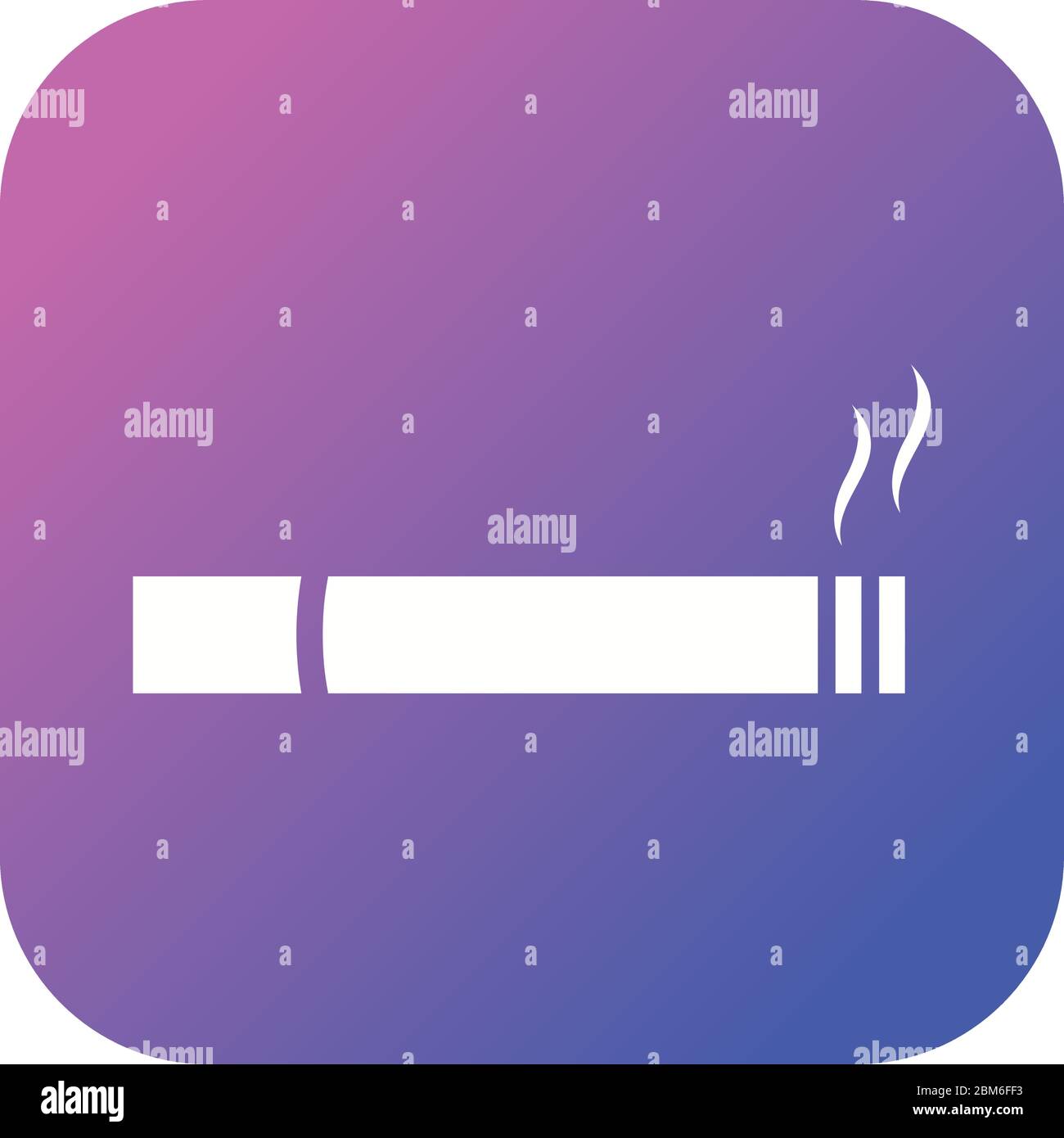 Beautiful Cigarette Vector Glyph icon Stock Vector Image & Art - Alamy