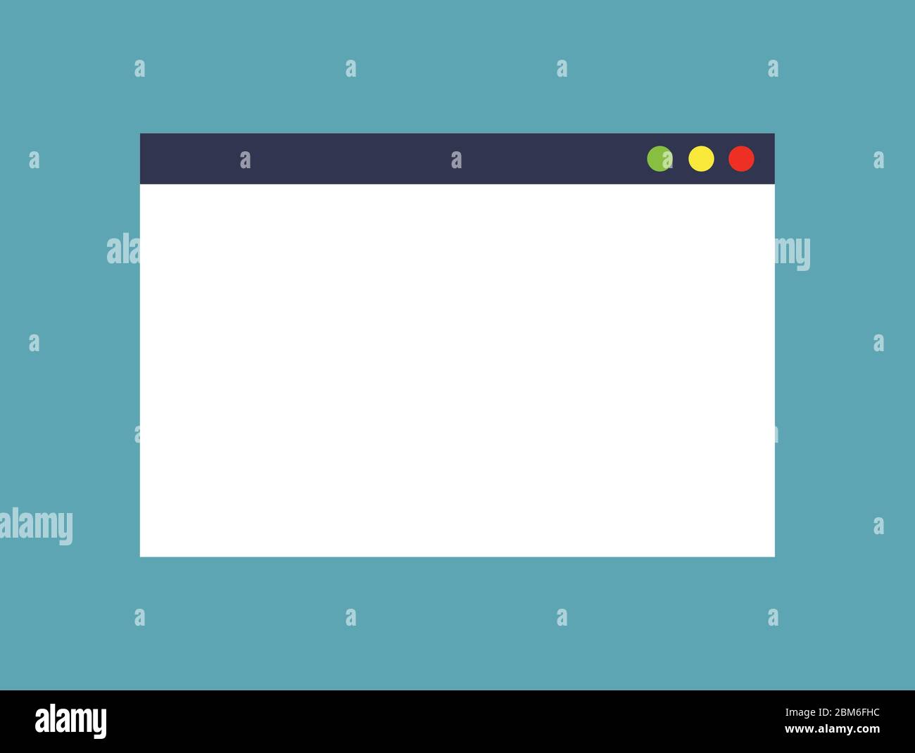 Download Blank Simple Browser Window Mockup For Computer Can Be Used For Responsive Web Design Showcasing Screenshots Web Sites Vector Illustration Stock Vector Image Art Alamy
