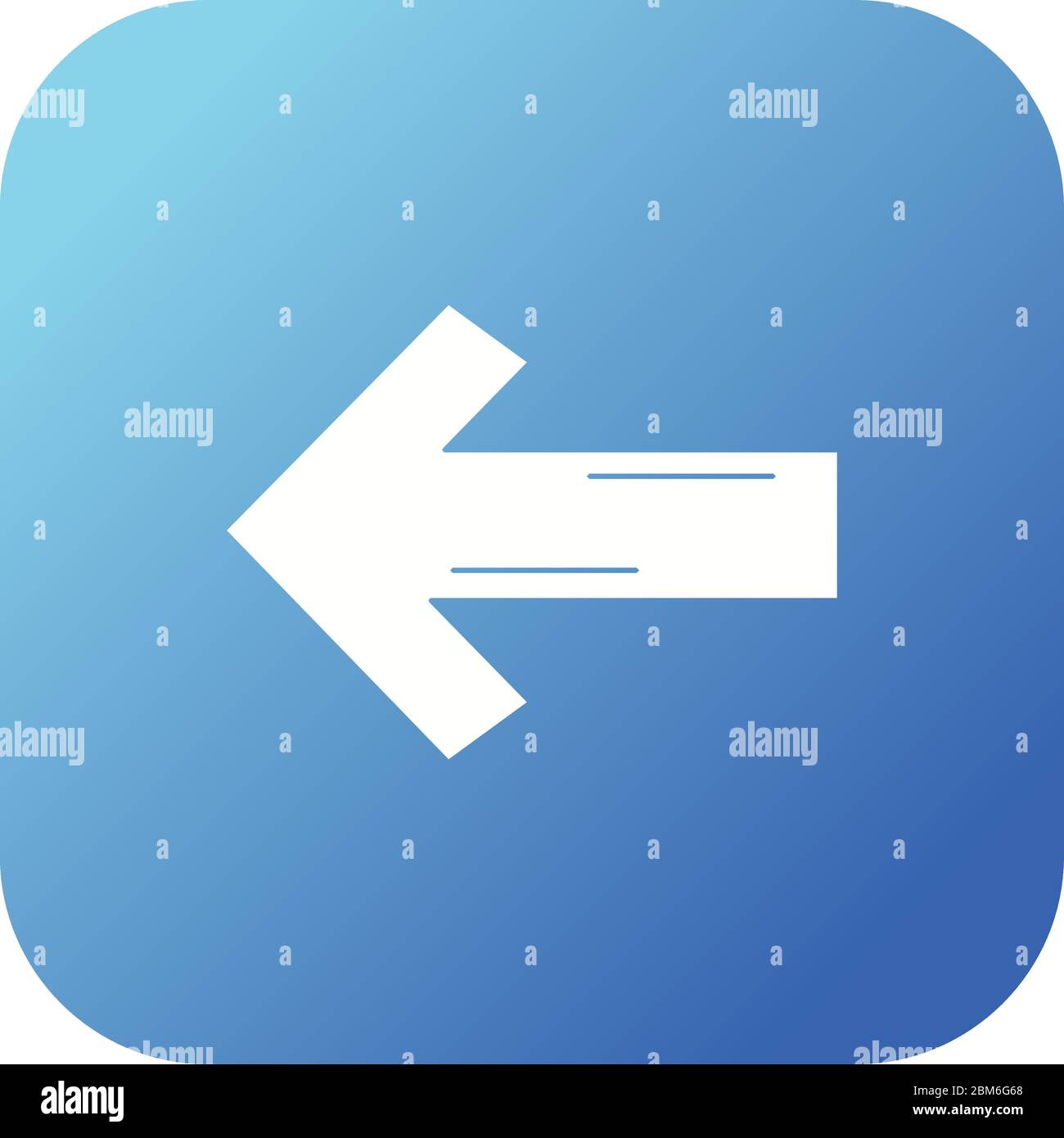 Beautiful Left arrow Vector Glyph icon Stock Vector Image & Art - Alamy