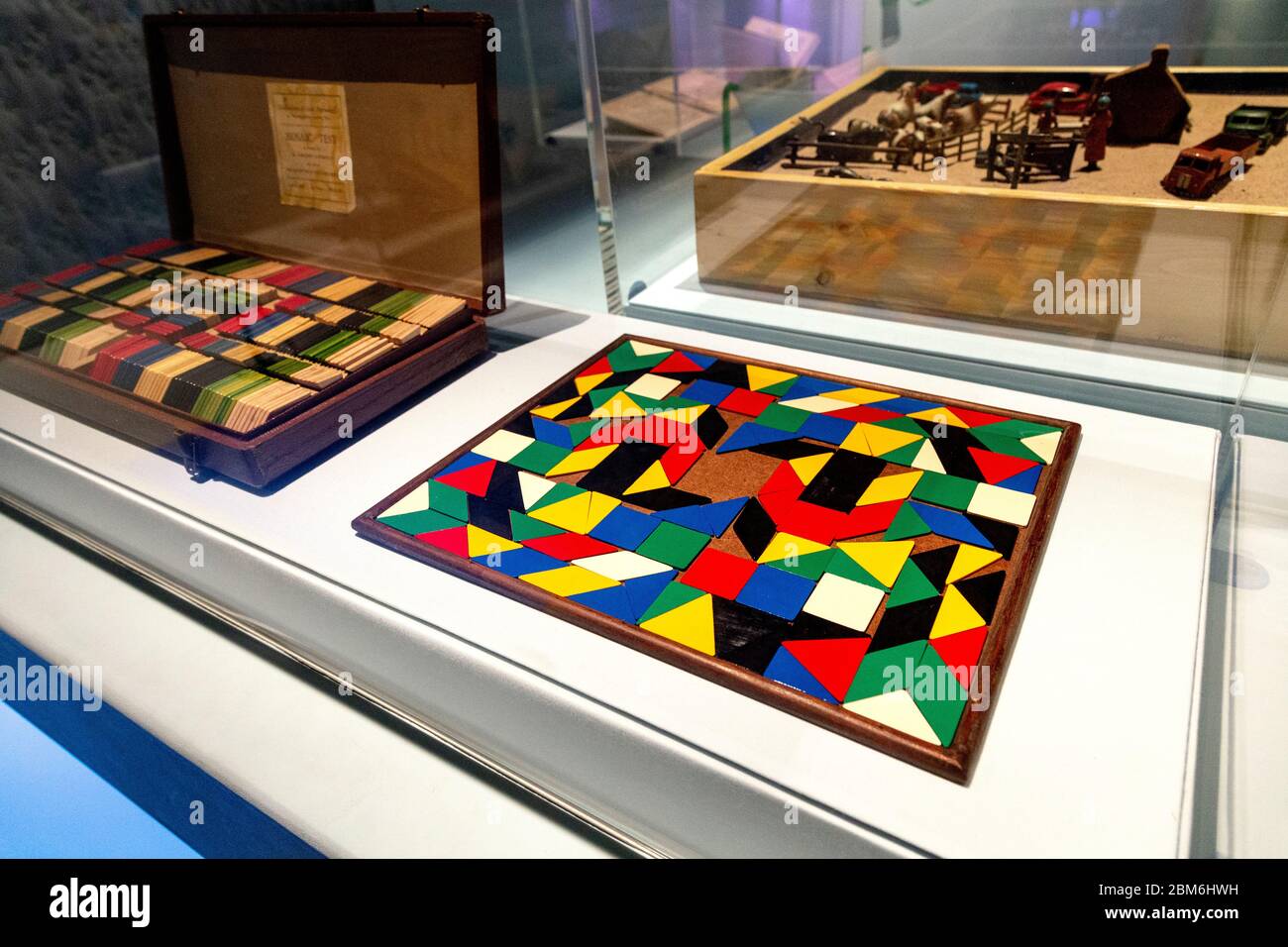 Mosaic test by Dr Margaret Lowenfeld at &lsquo;Play Well&rsquo; exhibition at 