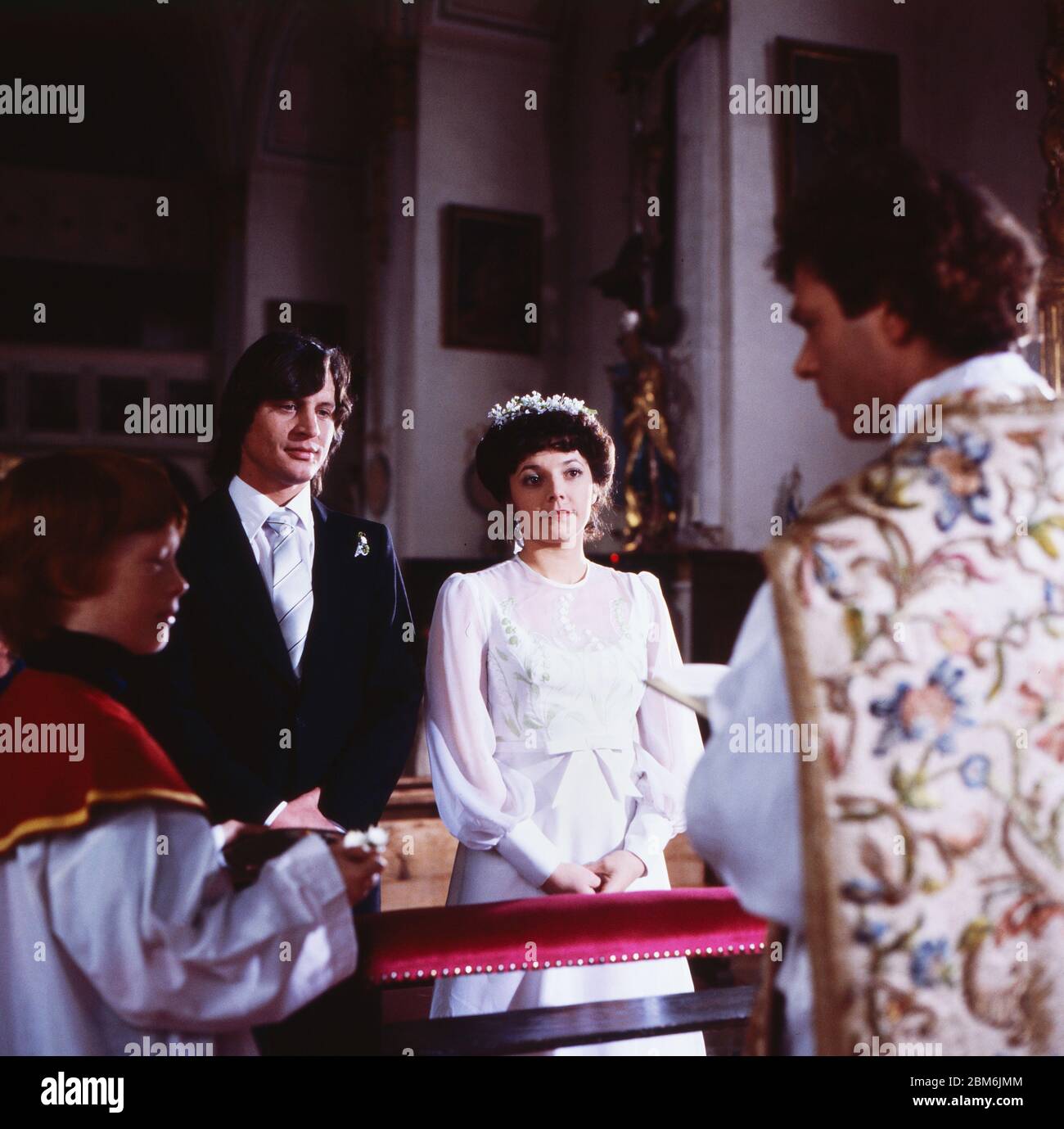 Der Millionenbauer, Fernsehserie, Deutschland 1979, Darsteller: Jo Bolling, Monika Baumgartner, Dieter Traier Stock Photo