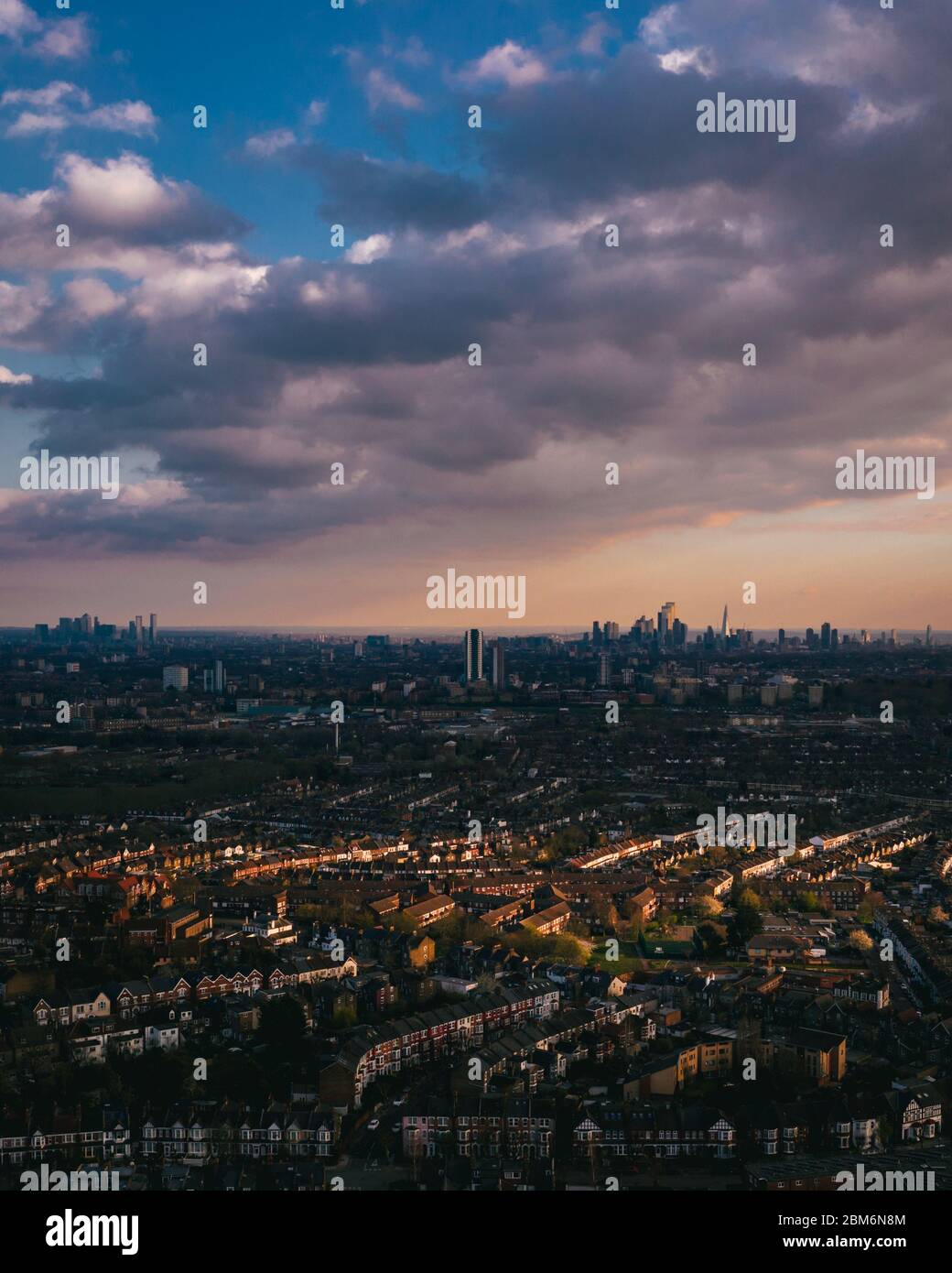 View of London Street Stock Photo