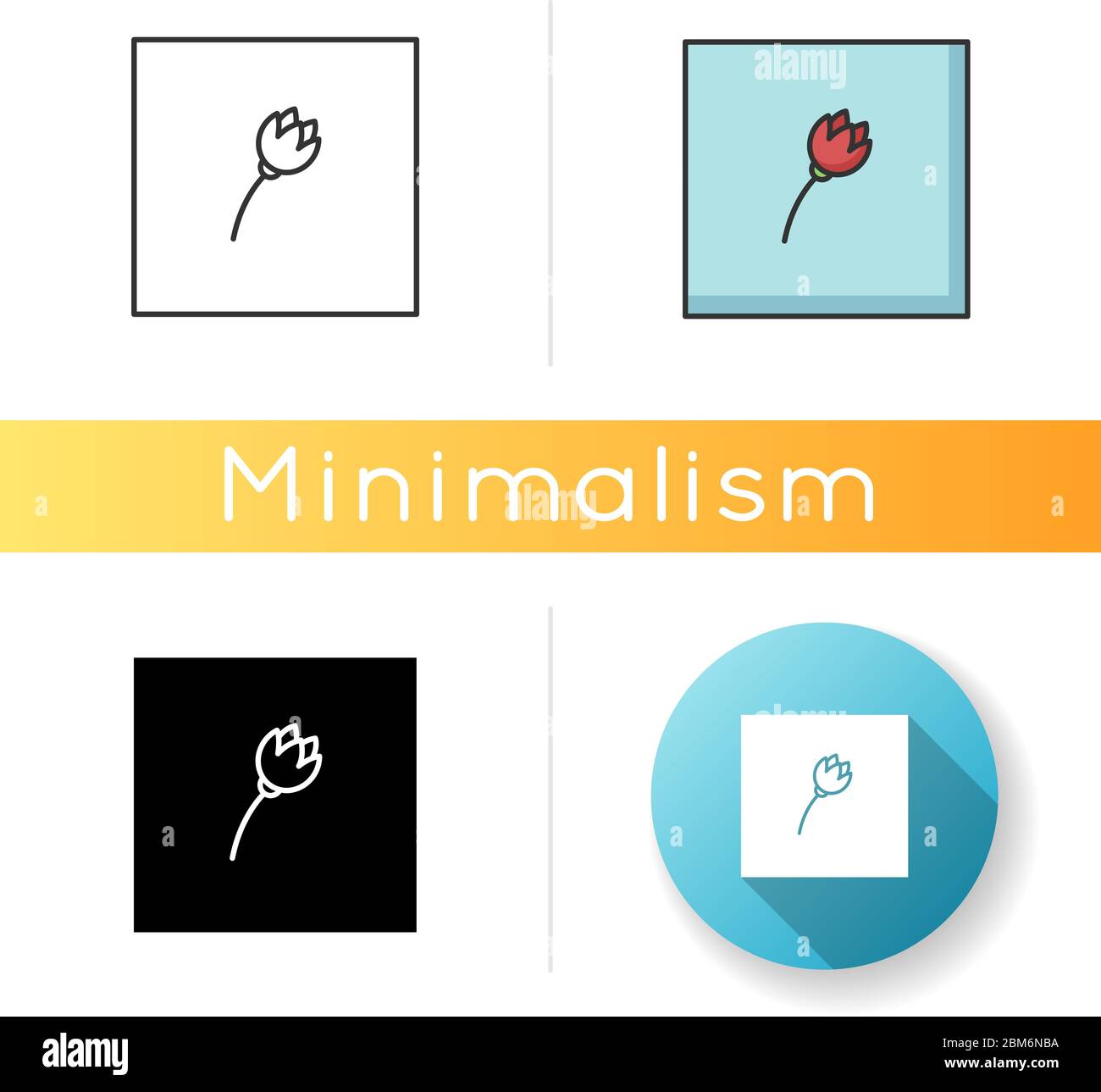 Minimalism style icon Stock Vector
