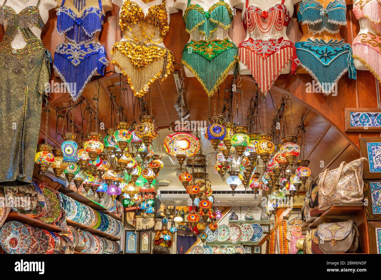 Misir Carsisi, Egyptian Bazaar, Ägyptenbasar, Gewürze Basar, Istanbul Stock Photo
