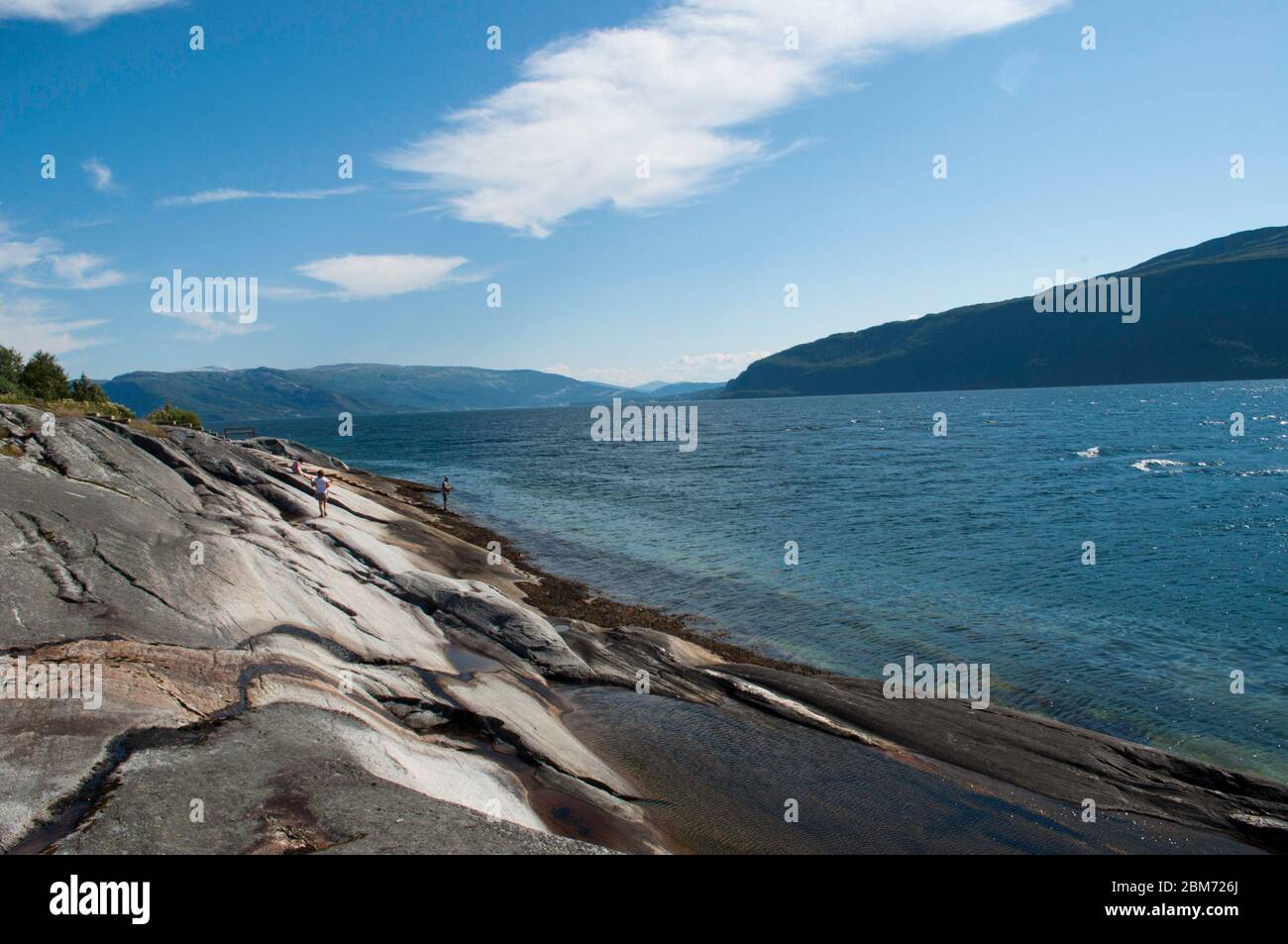 blue fjord, nord Norway journey in summer Stock Photo - Alamy