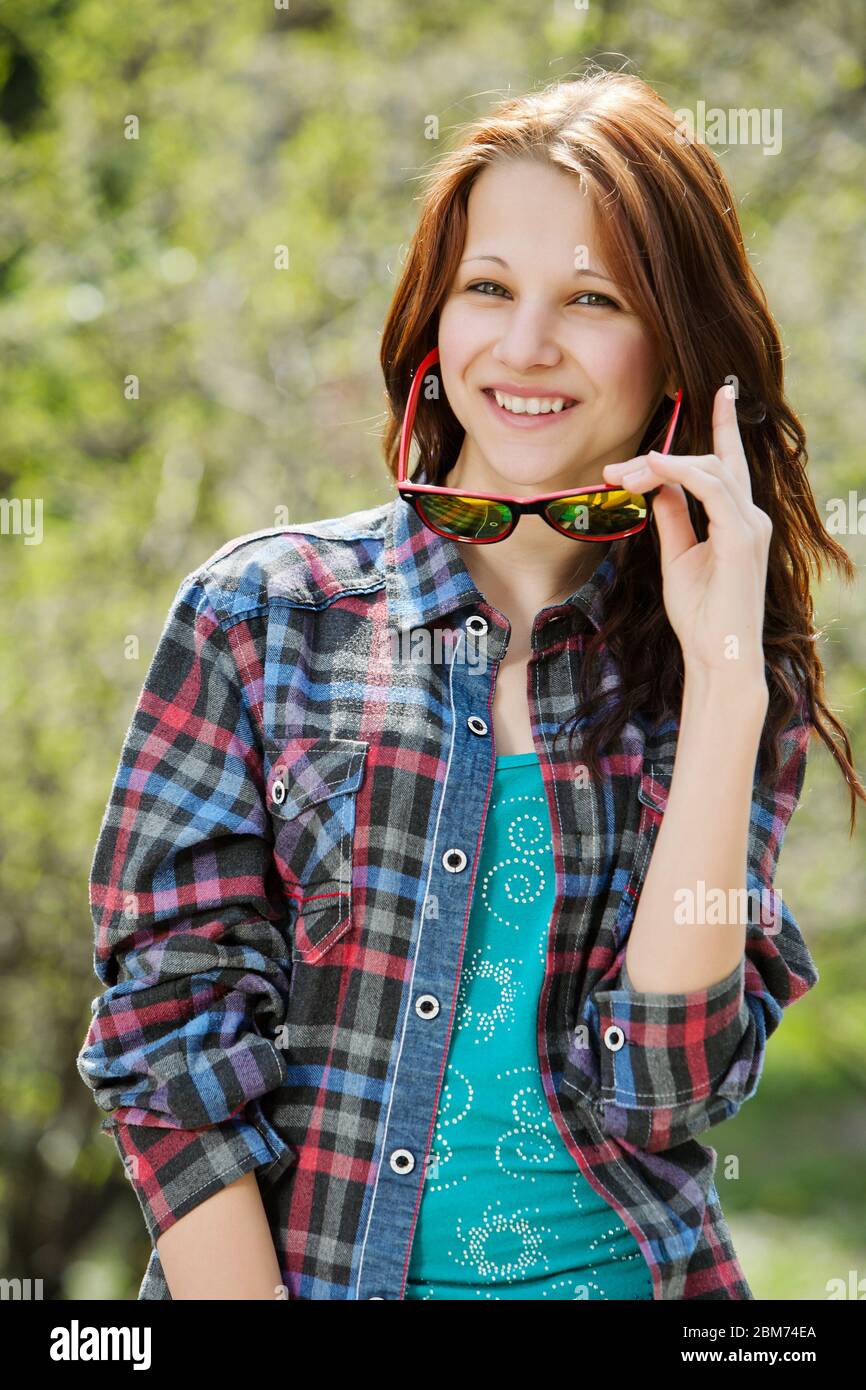 Smile it is spring hi-res stock photography and images - Alamy