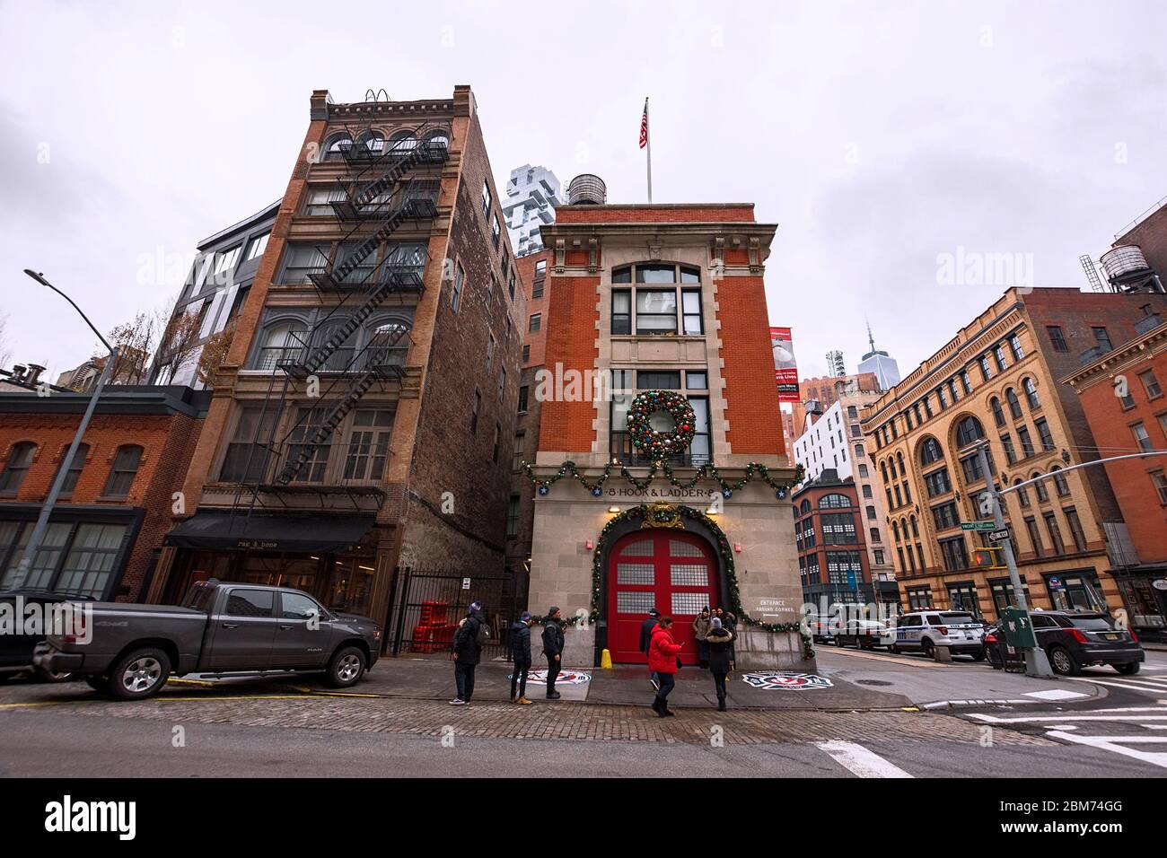 Tribeca, Manhattan, New York City, NYC, USA December 4, 2019. Hook