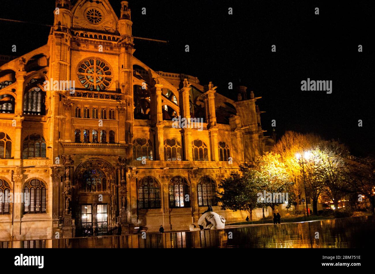 Saint-Eustache Gothic French Renaissance church in the 1st ...