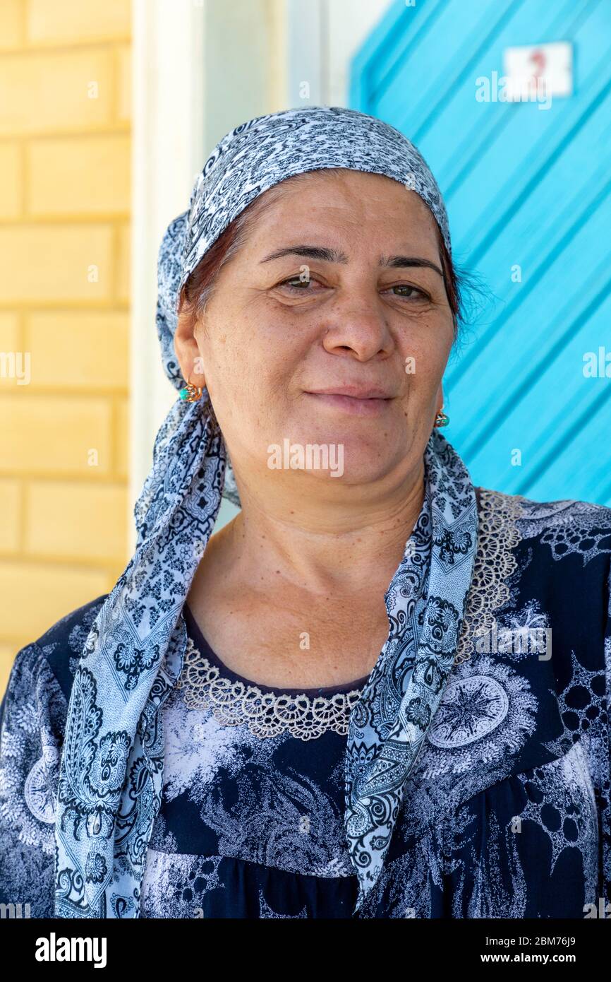 Portrait, Buchara, Usbekistan Stock Photo