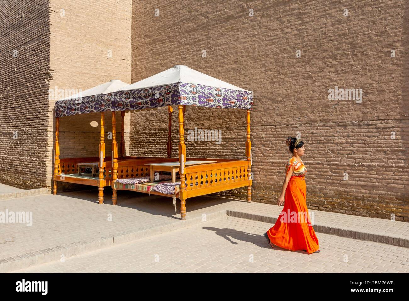 Altstadt, Chiva, Usbekistan Stock Photo