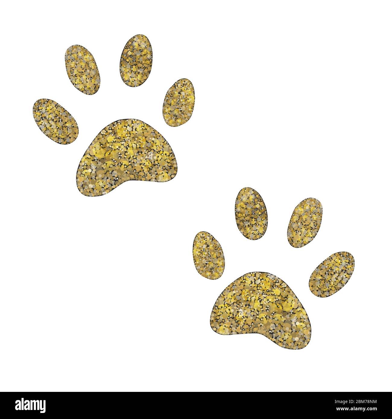 Gold Colored Shining Paw Print Stock Vector Image Art Alamy gold-colored-shining-paw-print-stock-vector-image-art-alamy