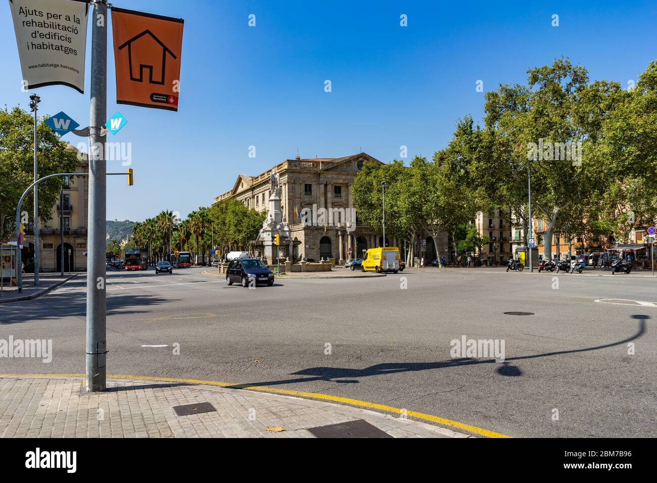 Real Academia Catalana de Bellas Artes de San in Barcelona Stock
