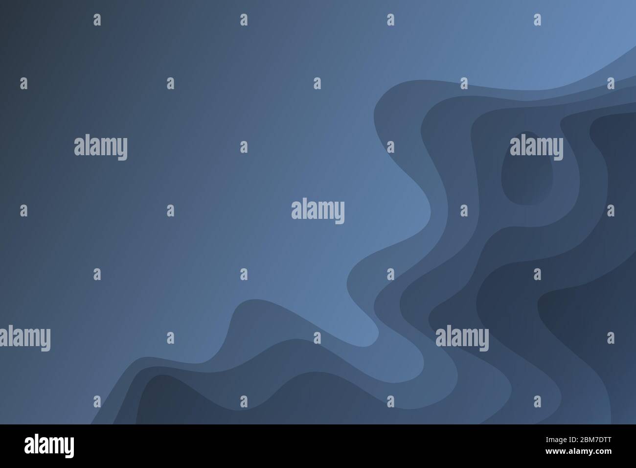 Landscape skyblue gradient fill vector abstract background minimalistic concept Stock Vector