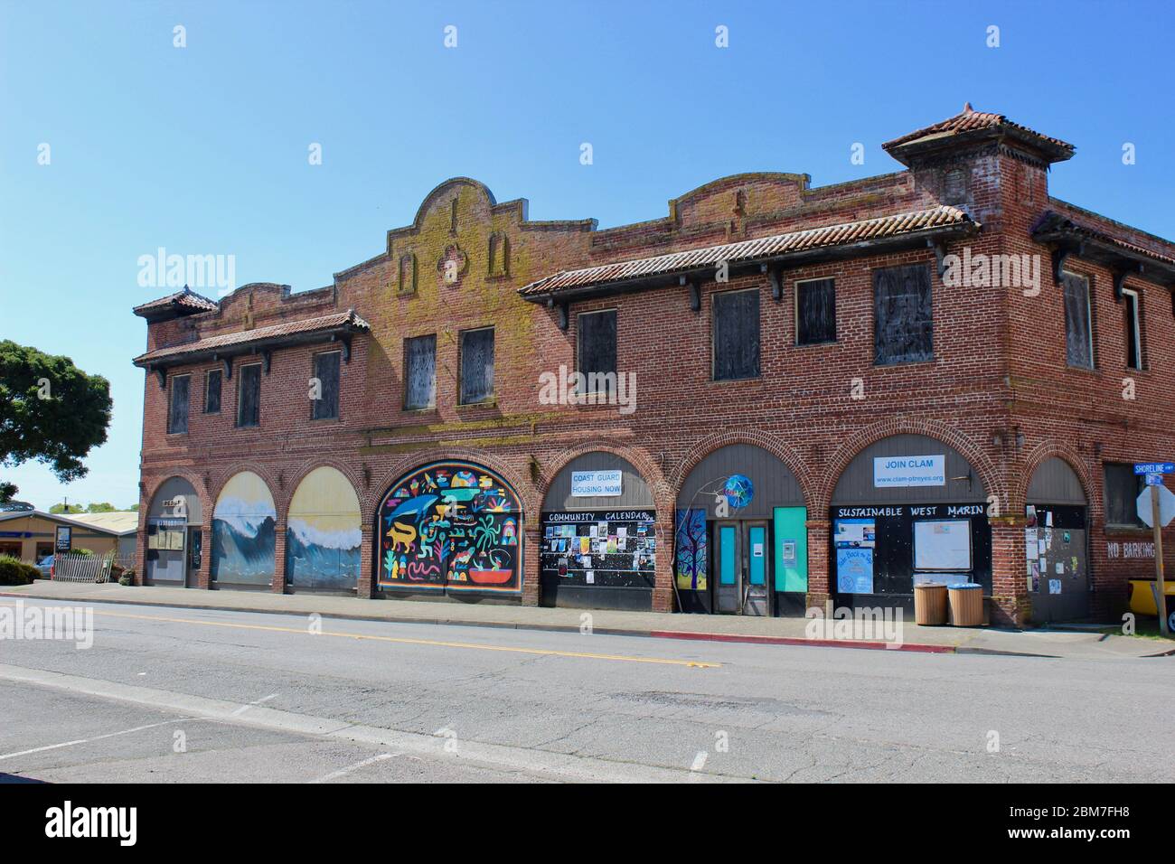 Grandi Building, Point Reyes Station, California Stock Photo