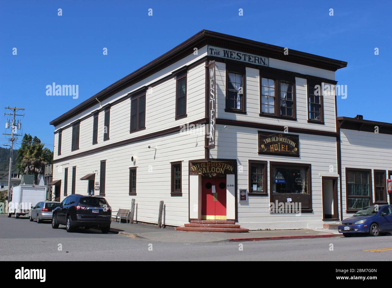 Old Western Hotel, Point Reyes Station, California Stock Photo Alamy