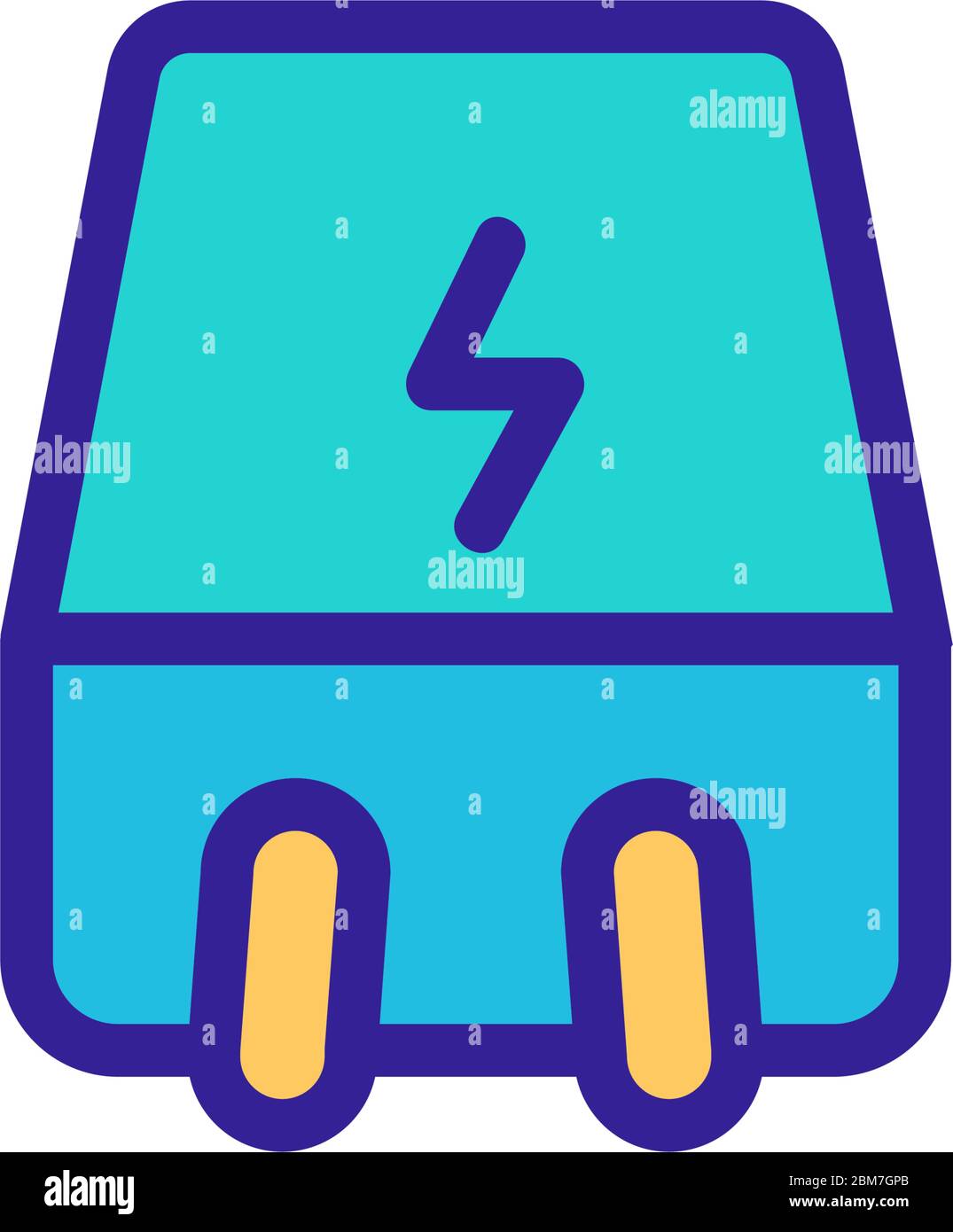 power supply unit icon vector outline illustration Stock Vector Image