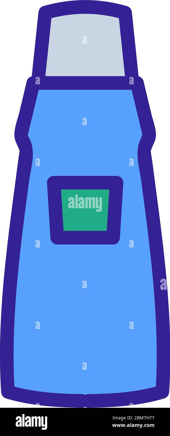 protective kitchen apron icon vector outline illustration Stock Vector ...